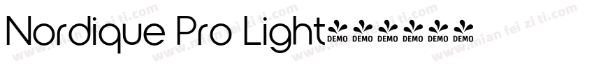 Nordique Pro Light字体转换